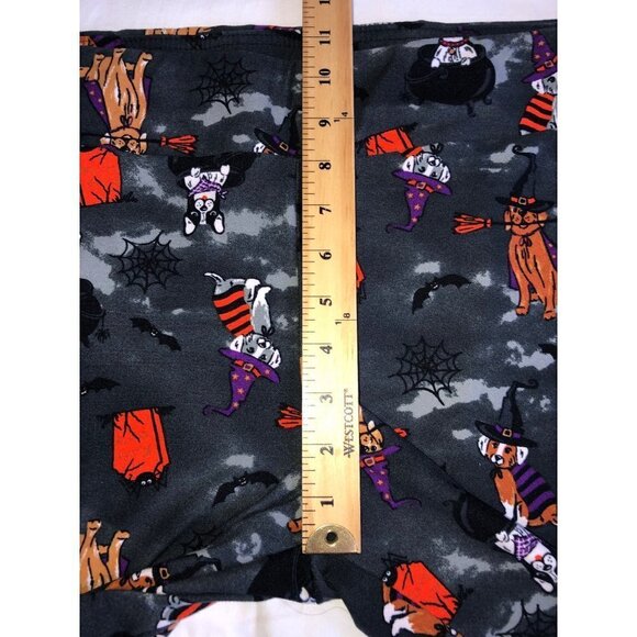 Halloween Size XL Leggings Dogs Novelty Print Cauldrons Bats Soft Stretchy Comfy - Picture 5 of 9